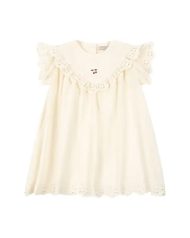 Girl's Posey Ruffled Eyelet Cotton Dress, Size 9M-10