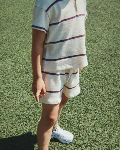 Konges Slojd Boy's Trio Striped Drawstring Shorts, Size 9M-10 | Thumbnail 5