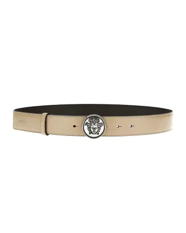 Versace Medusa Leather Belt | Thumbnail 3