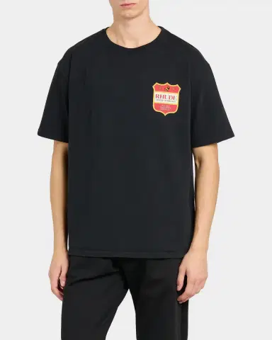 Rhude Men 's Filtaro Crest Cotton T-Shirt | Thumbnail 4