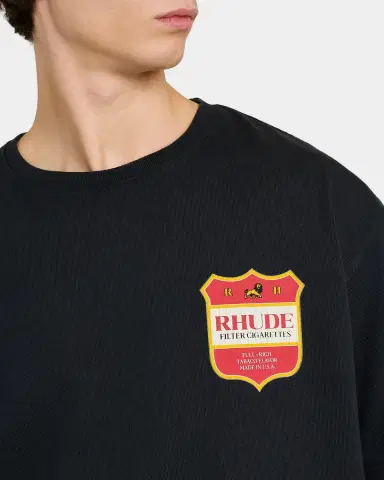 Rhude Men 's Filtaro Crest Cotton T-Shirt | Thumbnail 5