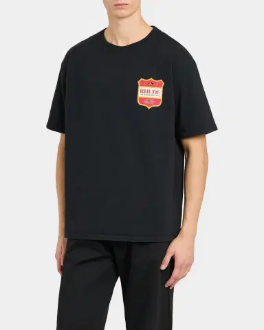 Rhude Men 's Filtaro Crest Cotton T-Shirt | Thumbnail 6