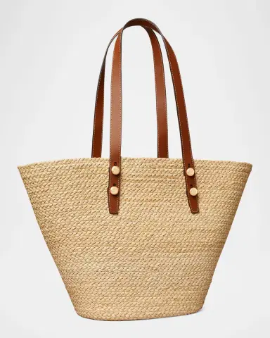 Tory Burch Romy Large Raffia Basket Tote Bag | Thumbnail 3 Tory Burch Romy Large Raffia Basket Tote Bag | Thumbnail 3