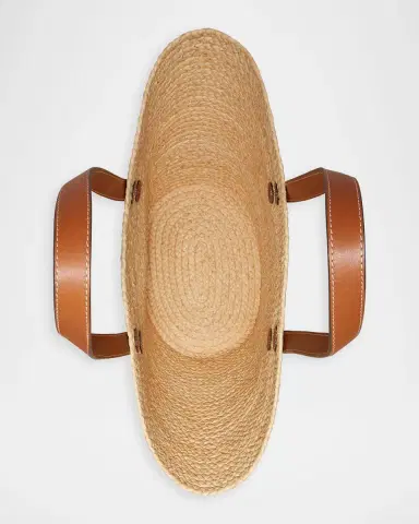 Tory Burch Romy Large Raffia Basket Tote Bag | Thumbnail 4 Tory Burch Romy Large Raffia Basket Tote Bag | Thumbnail 4