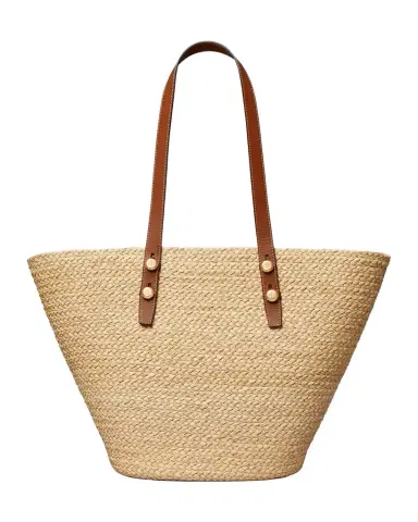 Tory Burch Romy Large Raffia Basket Tote Bag | Thumbnail 1 Tory Burch Romy Large Raffia Basket Tote Bag | Thumbnail 1