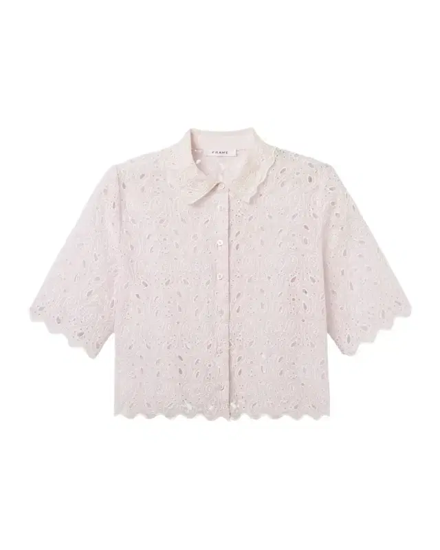 FRAME The Paisley Eyelet Shirt