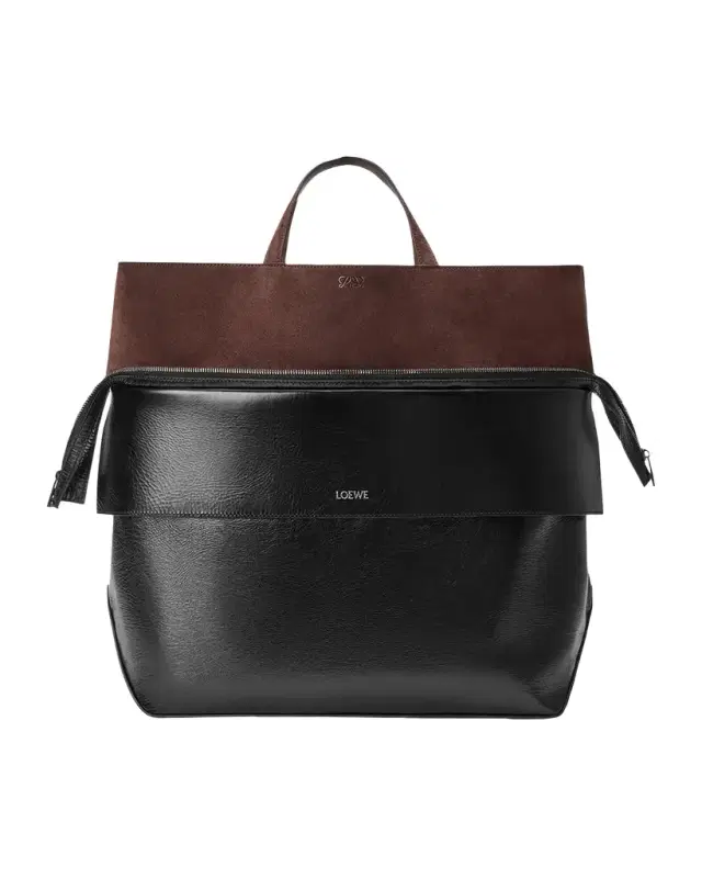 Loewe Men 's Switch Large Leather Tote Bag