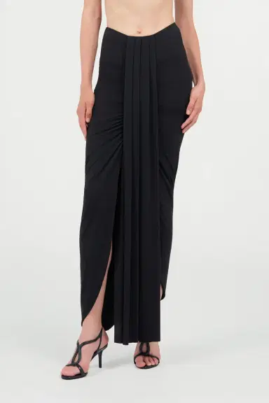 Roberto Cavalli Long Draped Skirt | Thumbnail 2
