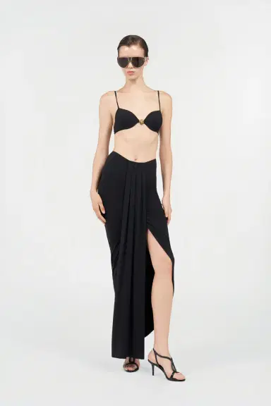 Roberto Cavalli Long Draped Skirt | Thumbnail 7
