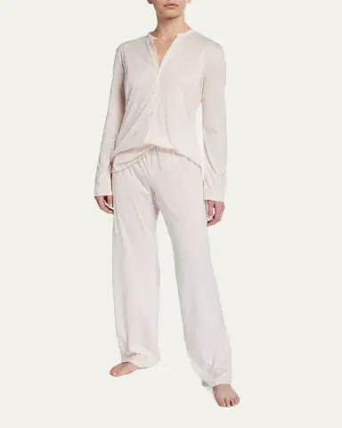 Hanro Cotton Deluxe Pajama Set | Thumbnail 4 Hanro Cotton Deluxe Pajama Set | Thumbnail 4