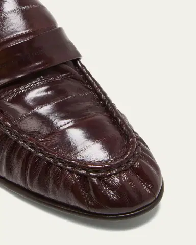 THE ROW Soft Leather Flat Loafers | Thumbnail 5