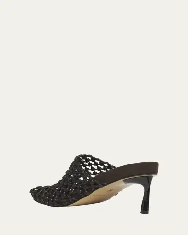 Stella McCartney Terra Eco Net Stiletto Mules | Thumbnail 4
