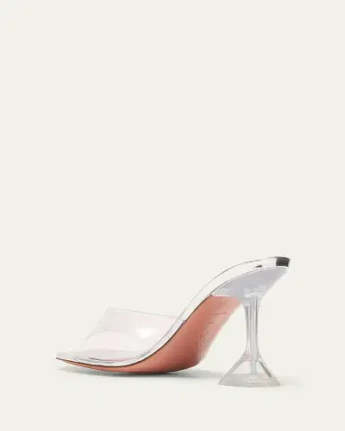 Amina Muaddi Lupita Clear Slide Mule Sandals | Thumbnail 4 Amina Muaddi Lupita Clear Slide Mule Sandals | Thumbnail 4