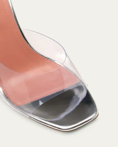 Amina Muaddi Lupita Clear Slide Mule Sandals | Thumbnail 5 Amina Muaddi Lupita Clear Slide Mule Sandals | Thumbnail 5