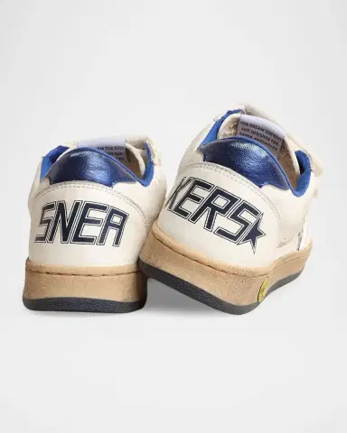 Golden Goose Kid 's Ballstar Bicolor Dual-Grip Sneakers | Thumbnail 5