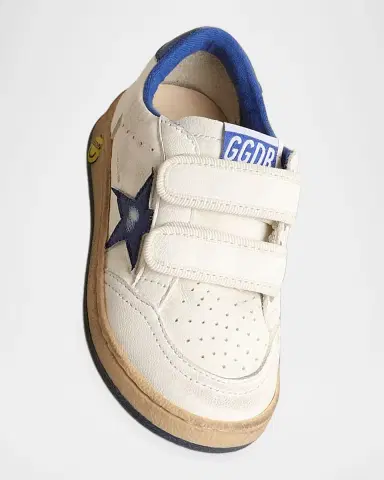 Golden Goose Kid 's Ballstar Bicolor Dual-Grip Sneakers | Thumbnail 6