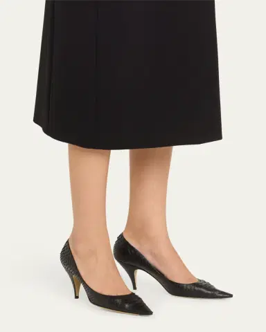 The Row Liisa Python Stiletto Pumps | Thumbnail 2