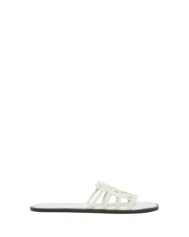 Loewe Petal Leather Anagram Slide Sandals | Thumbnail 1