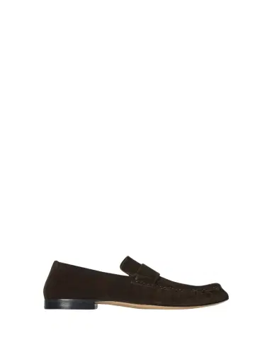 THE ROW Calf Suede Slip-On Loafers | Thumbnail 1