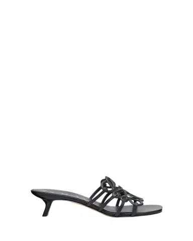 Loewe x Paula's Ibiza Petal Anagram Leather Caged Mule Sandals | Thumbnail 1 Loewe x Paula's Ibiza Petal Anagram Leather Caged Mule Sandals | Thumbnail 1