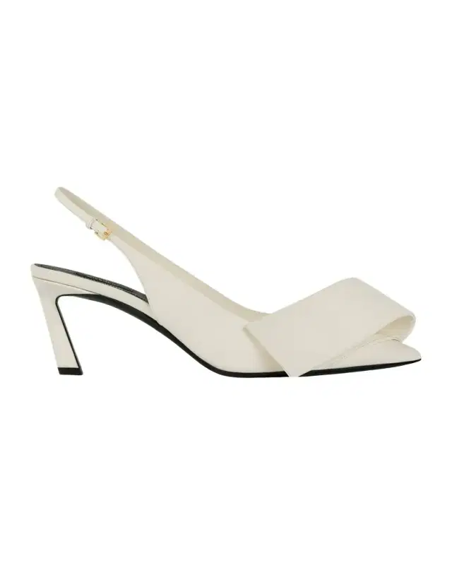 Givenchy 65mm Twist Leather Slingback Pumps