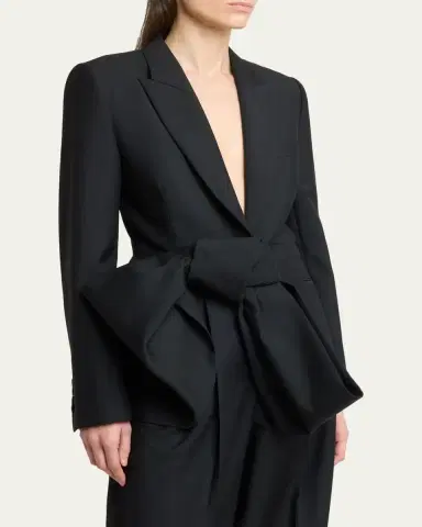 Givenchy Wool-Mohair Bow Jacket | Thumbnail 4 Givenchy Wool-Mohair Bow Jacket | Thumbnail 4