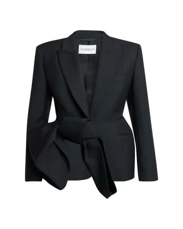 Givenchy Wool-Mohair Bow Jacket