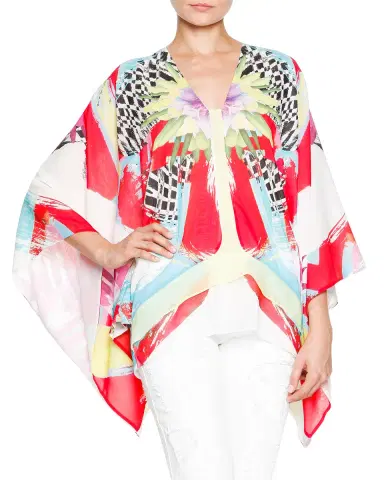 Rickie Freeman for Teri Jon Off-Shoulder Draped Crepe Column Gown | Thumbnail 7