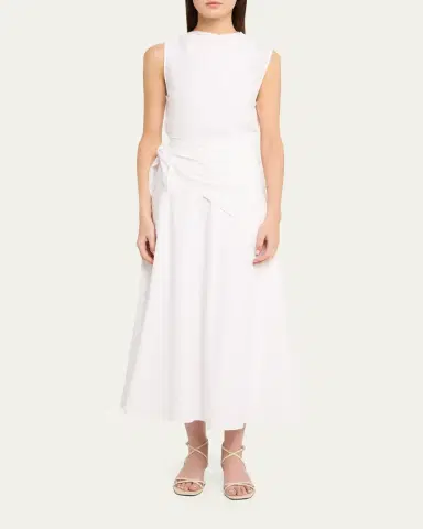 Vince Cotton Scarf Maxi Skirt | Thumbnail 2