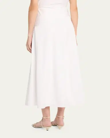 Vince Cotton Scarf Maxi Skirt | Thumbnail 3