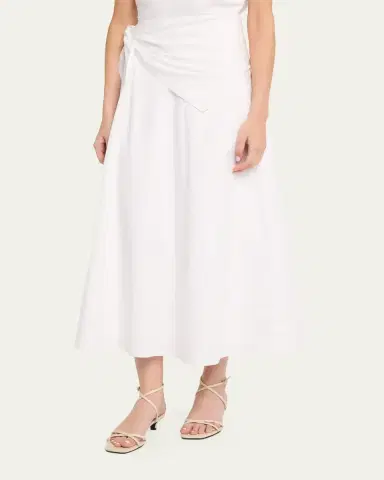 Vince Cotton Scarf Maxi Skirt | Thumbnail 4