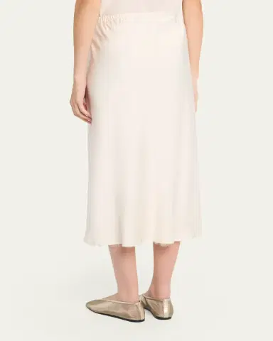 Vince Pull-On Satin Slip Skirt | Thumbnail 3 Vince Pull-On Satin Slip Skirt | Thumbnail 3