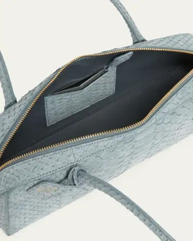 ALAÏA Le Teckel Medium Snakeskin Shoulder Bag | Thumbnail 4