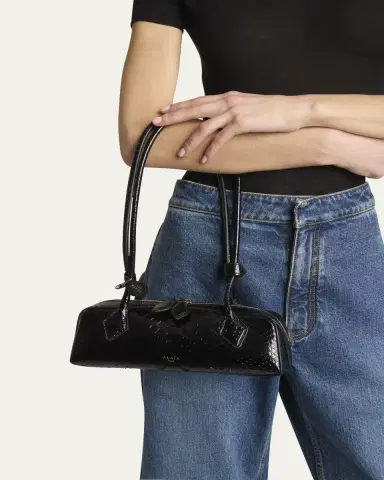 Alaïa Le Teckel Small Lizard Shoulder Bag | Thumbnail 2