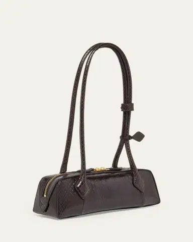 Alaïa Le Teckel Small Lizard Shoulder Bag | Thumbnail 7