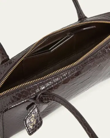 Alaïa Le Teckel Small Lizard Shoulder Bag | Thumbnail 8