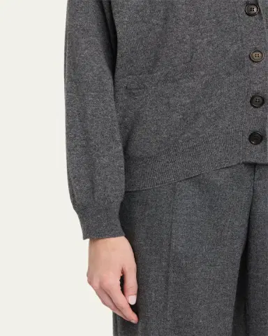 Brunello Cucinelli Cashmere Relaxed Cardigan Sweater | Thumbnail 5 Brunello Cucinelli Cashmere Relaxed Cardigan Sweater | Thumbnail 5