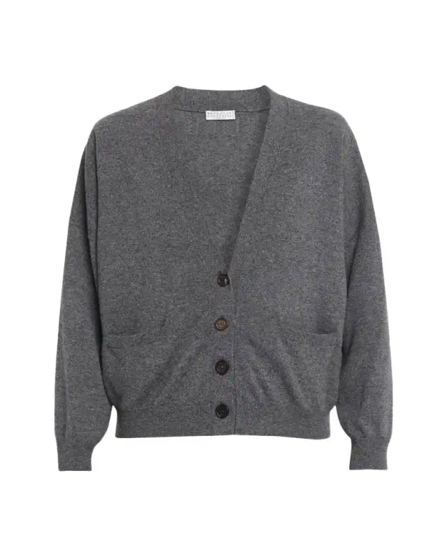 Brunello Cucinelli Cashmere Relaxed Cardigan Sweater