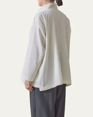 Eskandar Cotton Slim A-Line Shirt | Thumbnail 3 Eskandar Cotton Slim A-Line Shirt | Thumbnail 3
