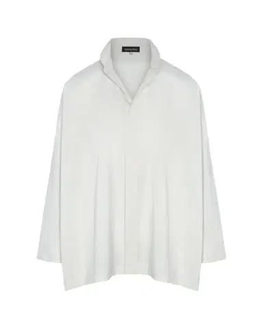 Eskandar Cotton Slim A-Line Shirt | Thumbnail 1 Eskandar Cotton Slim A-Line Shirt | Thumbnail 1