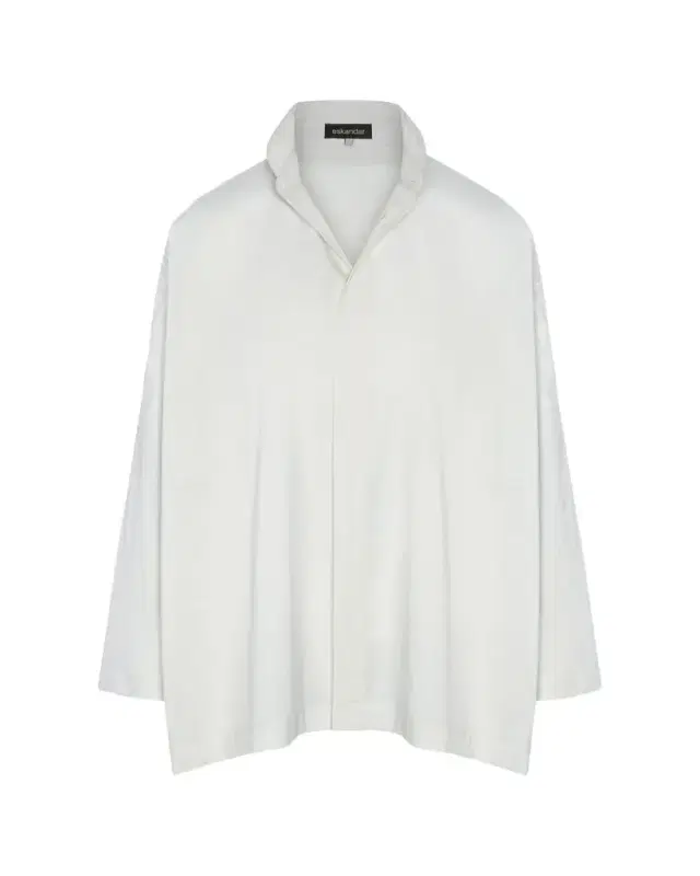 Eskandar Cotton Slim A-Line Shirt