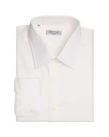 Charvet Men's Super Panama Cotton Dress Shirt | Thumbnail 1
