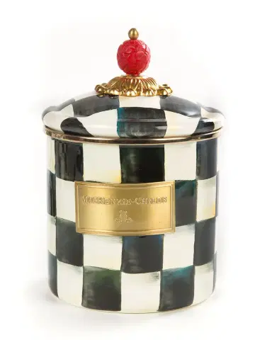 MacKenzie-Childs Courtly Check Small Canister | Thumbnail 4