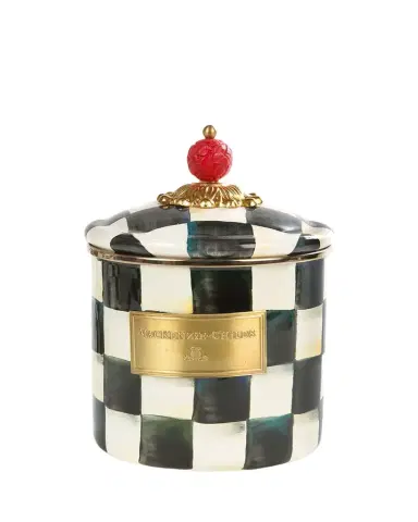 MacKenzie-Childs Courtly Check Small Canister | Thumbnail 1