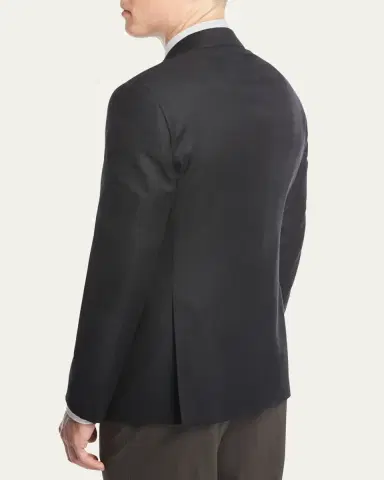 Giorgio Armani Men's Soft Basic Two-Button Sport Coat | Thumbnail 3