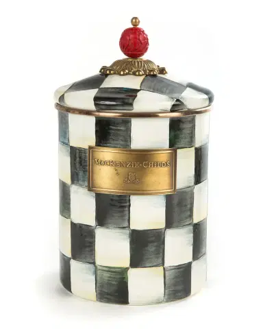 MacKenzie-Childs Courtly Check Medium Canister | Thumbnail 4