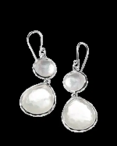 Ippolita Double Drop Earrings in Sterling Silver | Thumbnail 2