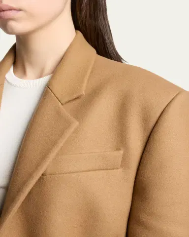 Balenciaga Single-Breasted Wool Long Tailored Coat | Thumbnail 5 Balenciaga Single-Breasted Wool Long Tailored Coat | Thumbnail 5