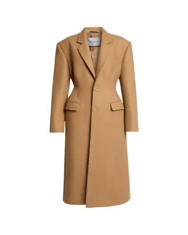 Balenciaga Single-Breasted Wool Long Tailored Coat | Thumbnail 1 Balenciaga Single-Breasted Wool Long Tailored Coat | Thumbnail 1