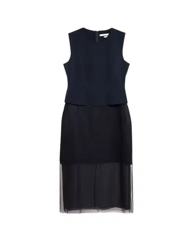 Jason Wu Collection Cady Layered Sleeveless Midi Cocktail Dress | Thumbnail 1